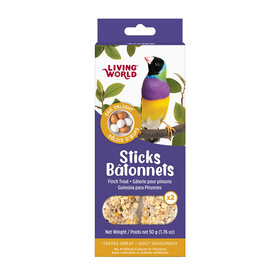 Living World LIVING WORLD STICKS FOR FINCHES – EGG – 50 G