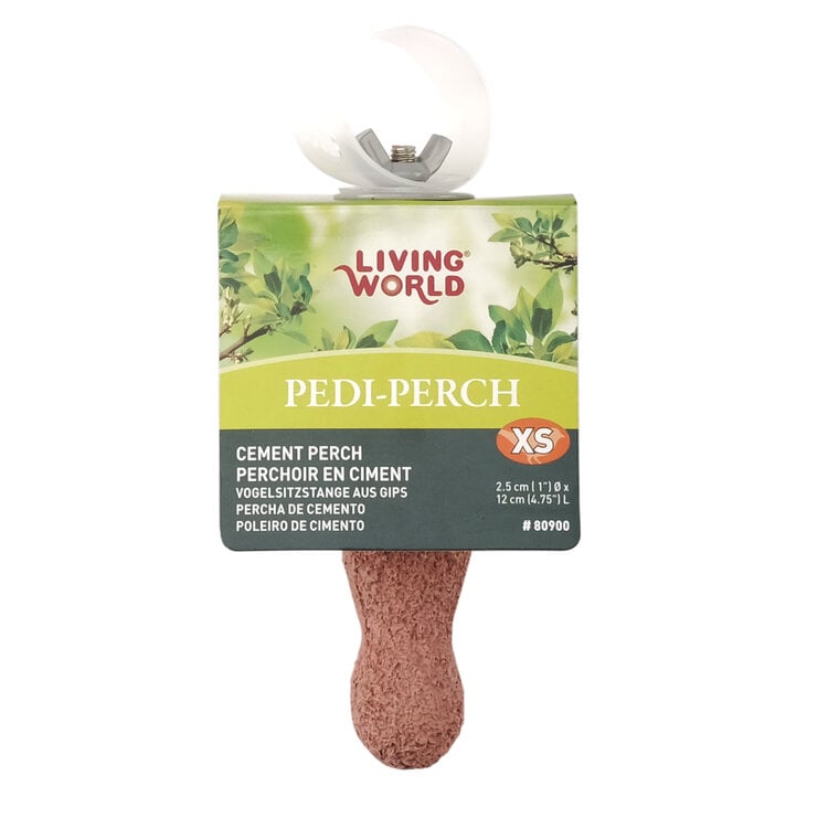 Living World LIVING WORLD X-SMALL CEMENT PEDI-PERCH – 4.75"