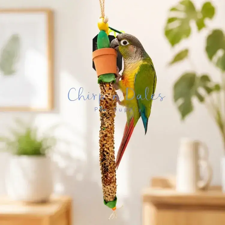 Beak Joy Parrot Toys BANANA BIRD SHREDDING TOY FOR PARROTS