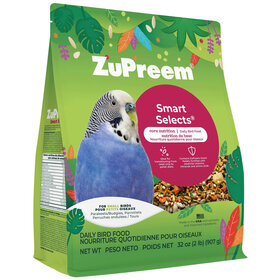 Zupreem ZuPreem "Smart Selects" Food For Parakeet, Budgies, Parrotlet & Small Birds 2lbs 31020