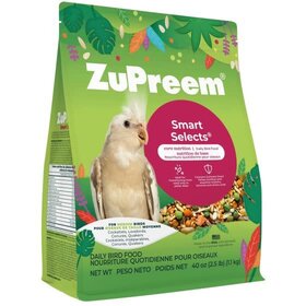 Zupreem ZuPreem "Smart Selects" Food For Cockatiel, Lovebirds & Medium Birds 2.5lbs  32020