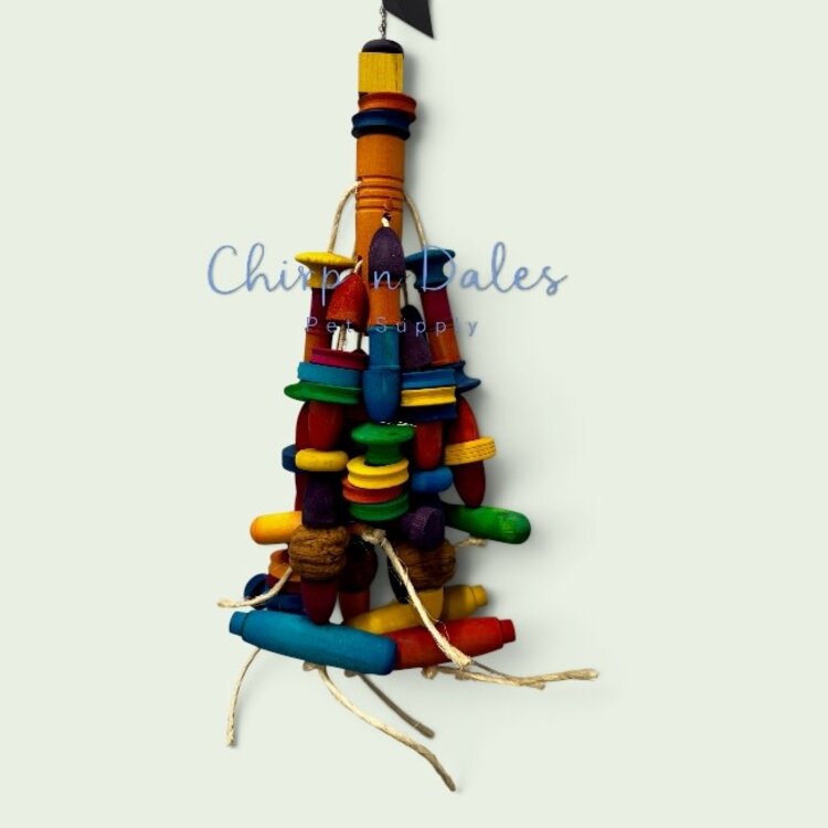 Beak Joy Parrot Toys FIND WALNUT LARGE FORAGING TOY FOR PARROTS - HANDMADE IN CANADA