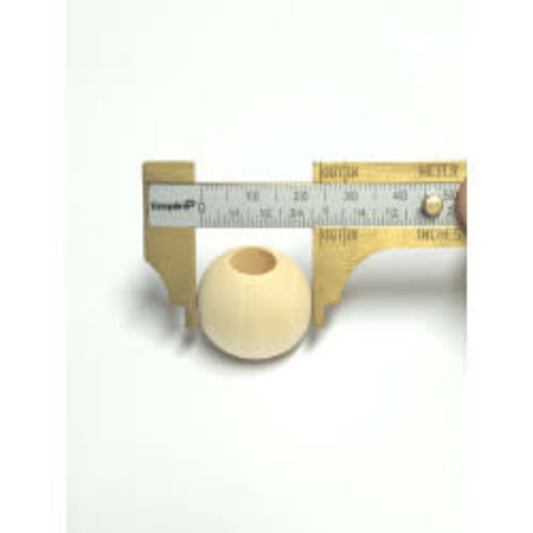 Jolly Jungle NATURAL WOODEN BEADS WITH HOLE FOR DIY BIRD TOYS – 2.4 CM