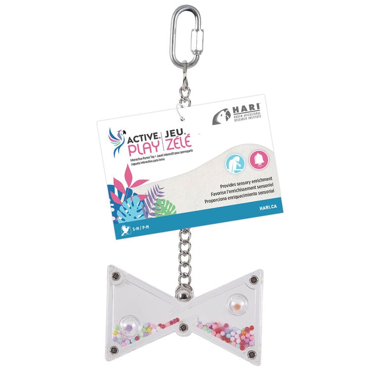 Hari Smart Play HARI ACTIVE.PLAY HOURGLASS HANGING FOOT AND AUDIO BIRD TOYY