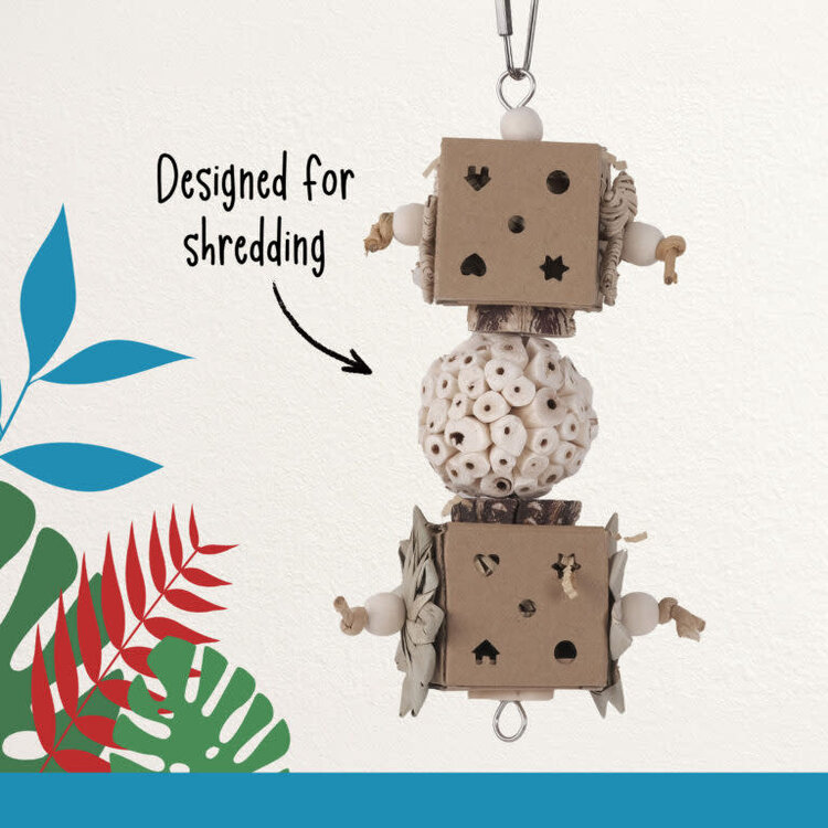 Hari HARI SMART.PLAY PUZZLE PYLON – ENRICHMENT PARROT TOY FOR MEDIUM & LARGE BIRDS