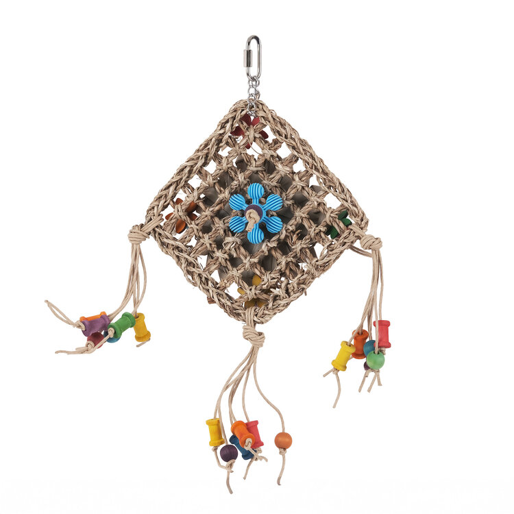 Hari HARI SMART.PLAY MEADOW FLYER – PREENING & EXERCISE PARROT TOY FOR MEDIUM & LARGE BIRDS