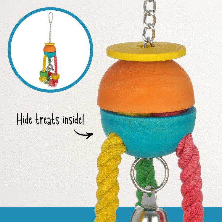 Hari HARI SMART.PLAY COMET – PREENING & FORAGING PARROT TOY FOR X-SMALL & SMALL BIRDS