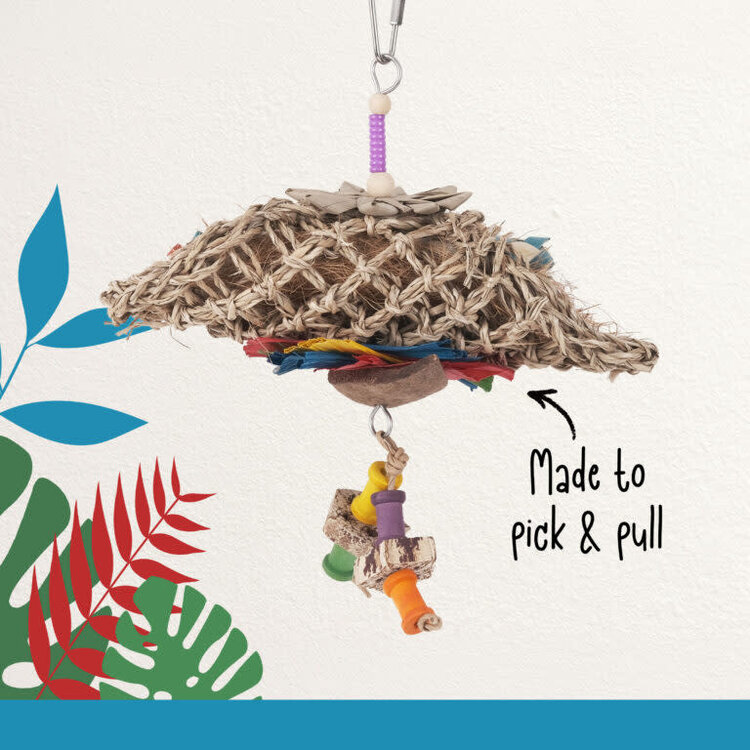 Hari HARI SMART.PLAY FIESTA FOLD – PREENING & FORAGING PARROT TOY FOR MEDIUM & LARGE BIRDS