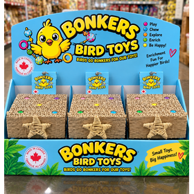 Bonkers Bonkers Corrugated Platform Perch Small 4.5 x 4.5 x 1.5"
