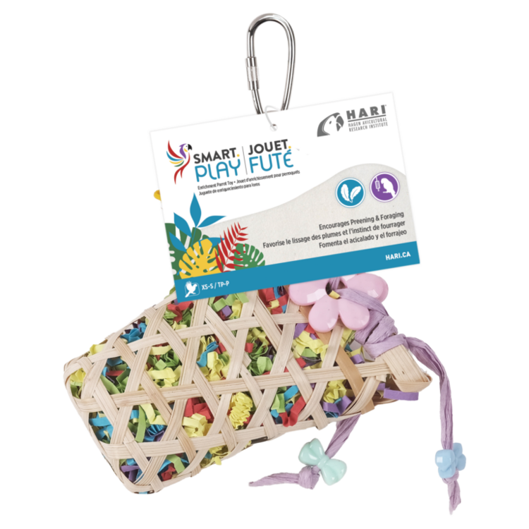 Hari HARI SMART.PLAY WEAVE N’ CHEW – FORAGING & PREENING TOY FOR X-SMALL & SMALL BIRDS