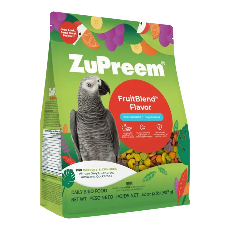 Zupreem ZuPreem "Fruitblend" Food For Conure, Small Cockatoos & Other Medium To Large Parrot 3.5lbs 30830