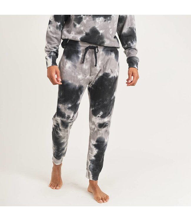 Charcoal Grey Tie Dye Sweatsuit