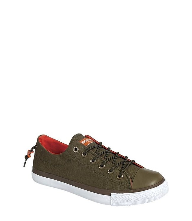 Derbyshire Army Green Casual Slip On Sneaker