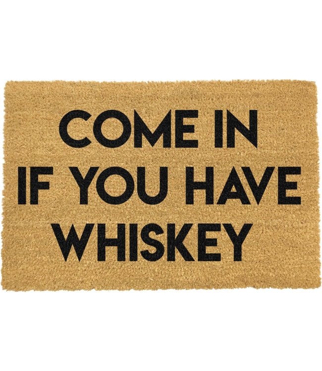 artsy doormats Come in Whiskey Doormat