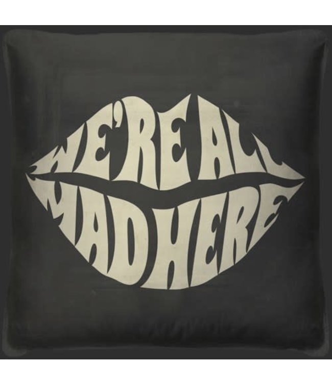 Spicher and Company We are all Mad Here Pillow