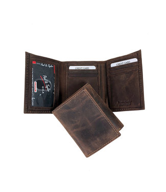 Classic Look Trifold Leather Wallet