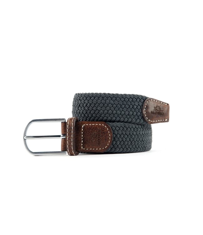 Billybelt Flannel Grey Woven Elastic Belt