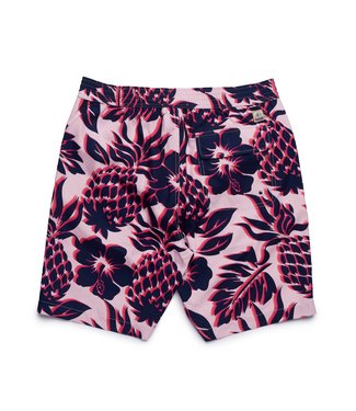 Surf Side Supply Sami Pineapple Floral Swim Trunks