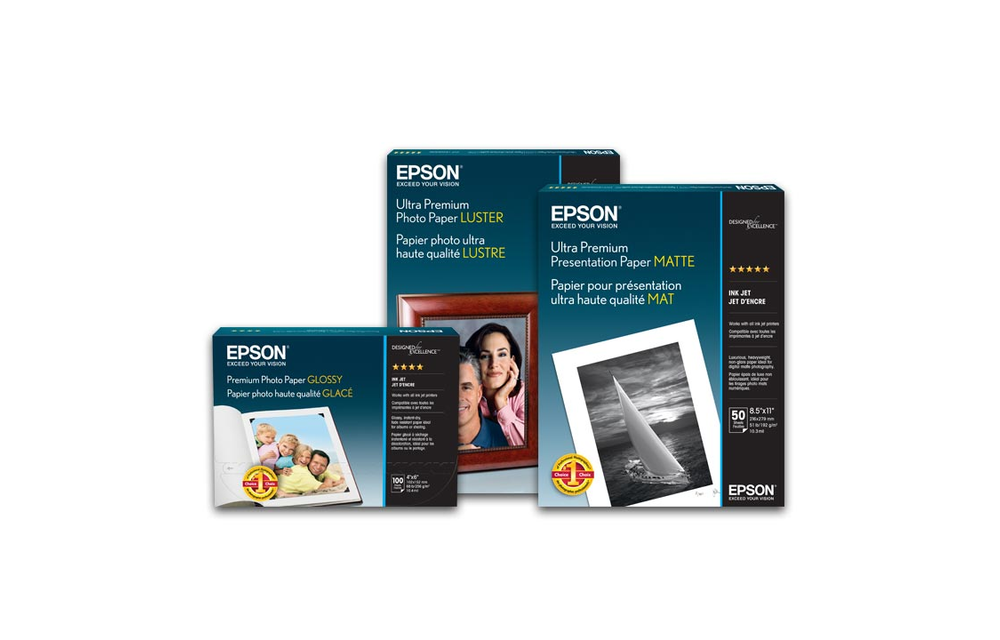 Epson Premium Photo Paper Semigloss - 8.5x11 - 20 sheets