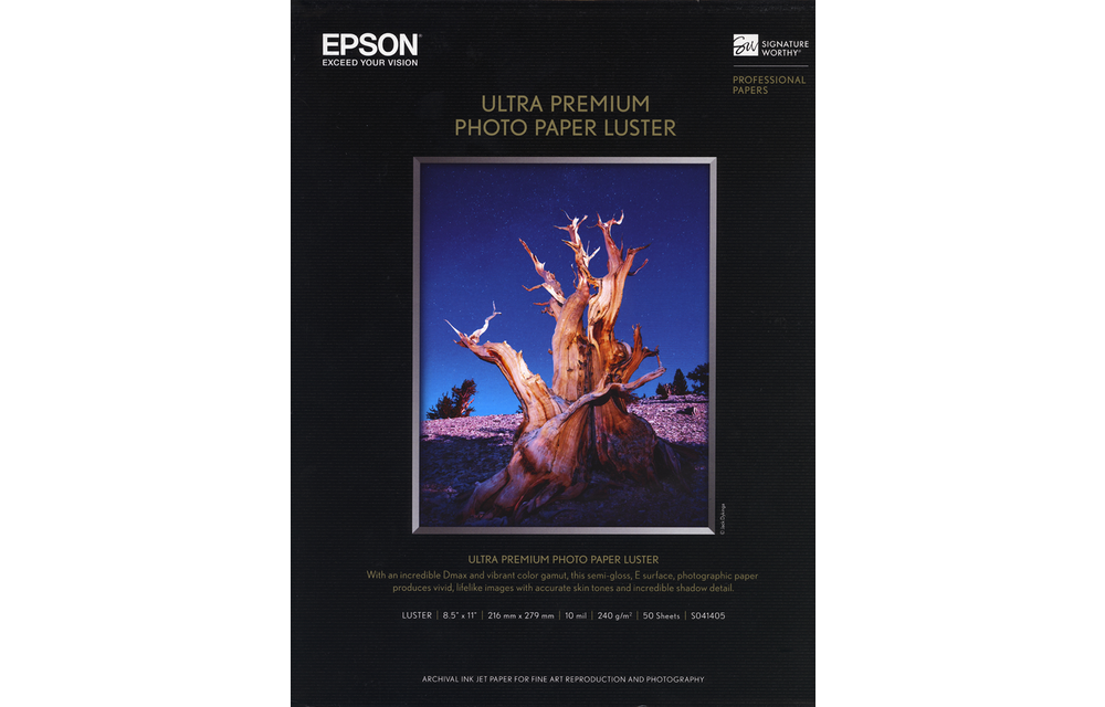 Epson Ultra Premium Photo Paper Luster - 13x19 - 50 Sheets