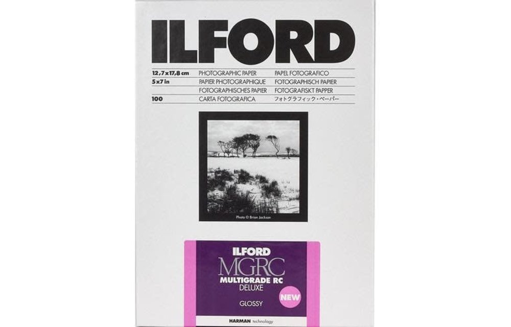 Ilford RC Glossy Paper - 5x7 - 100 Sheets (MGRCDL1M)