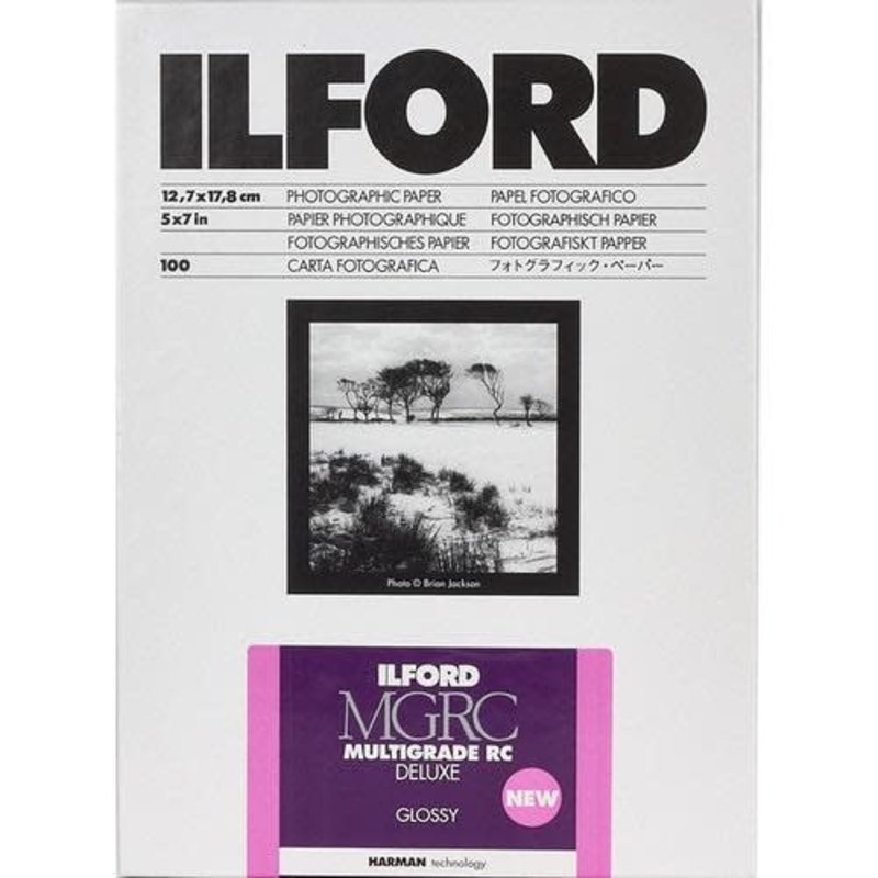 Ilford Ilford RC Glossy Paper - 5x7 - 100 Sheets (MGRCDL1M)