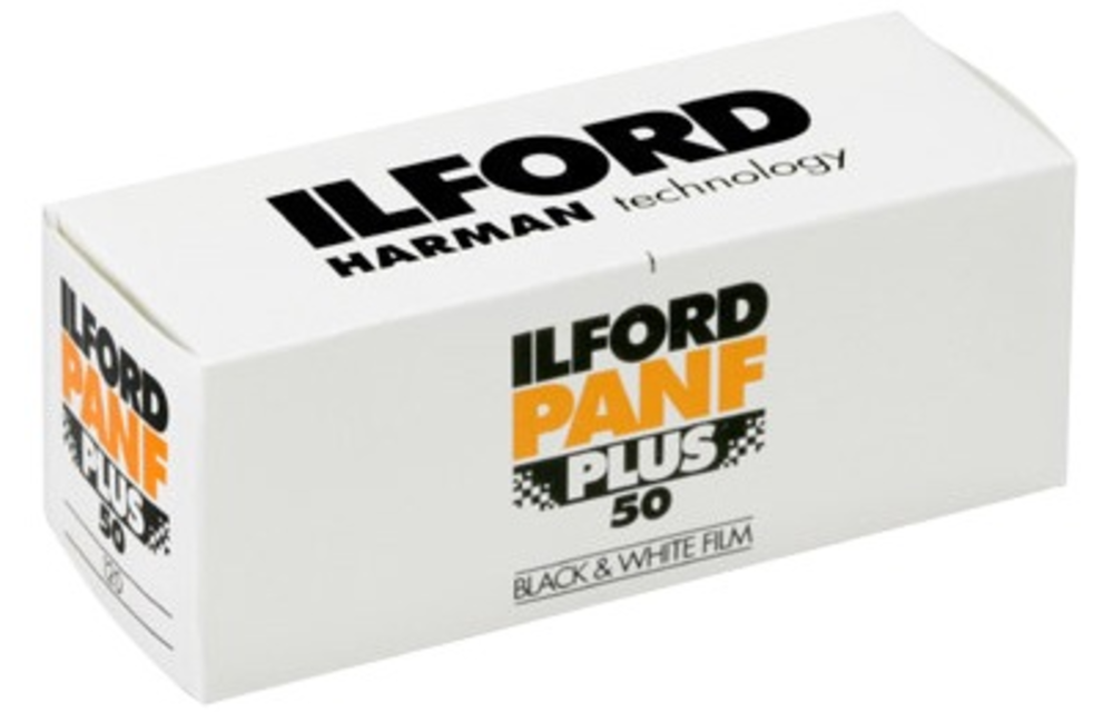 Ilford Pan F+ 50 120 B&W Film - Single Roll