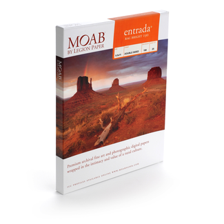 MOAB Moab Entrada Rag Bright Paper 190 -  8.5x11 - 25 Sheets
