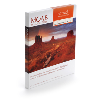 MOAB Moab Entrada Rag Bright Paper 300 - 13x19 - 25 Sheets