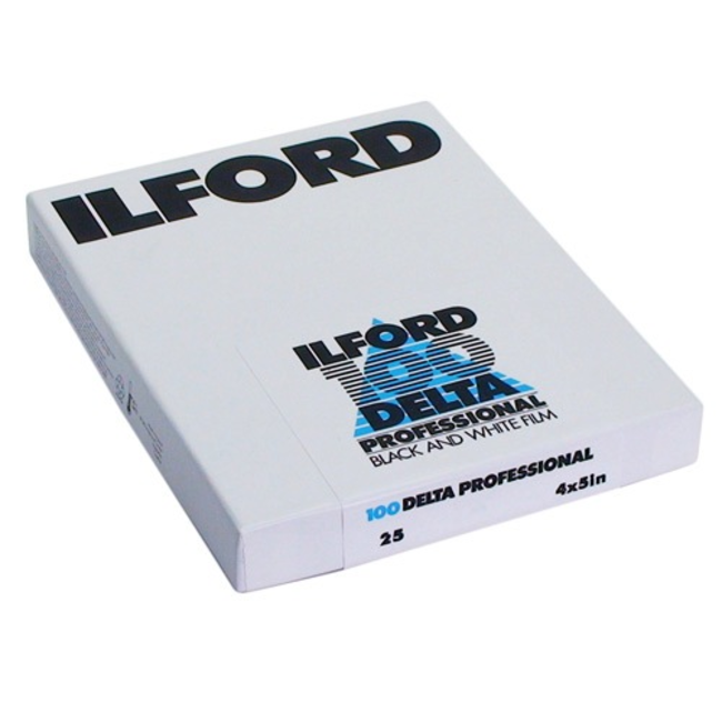 Ilford Delta 100 4x5 B&W Film - 25 Sheets