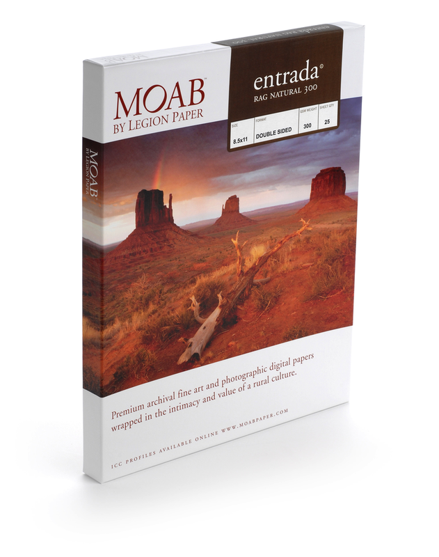 MOAB Moab Entrada Rag Natural Paper 300 - 5x7 - 25 Sheets