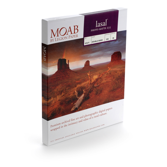 Moab Lasal Photo Matte Double-Sided Paper - 4x6 - 50 Sheets