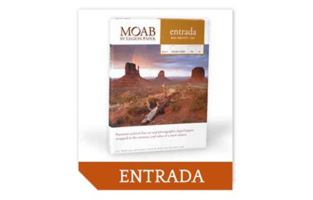 Moab Entrada Rag Bright Paper 190 - 5x7 - 25 Sheets (double sided)