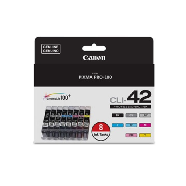 Canon Ink CLI-42 - 8 Pack - for PIXMA PRO 100