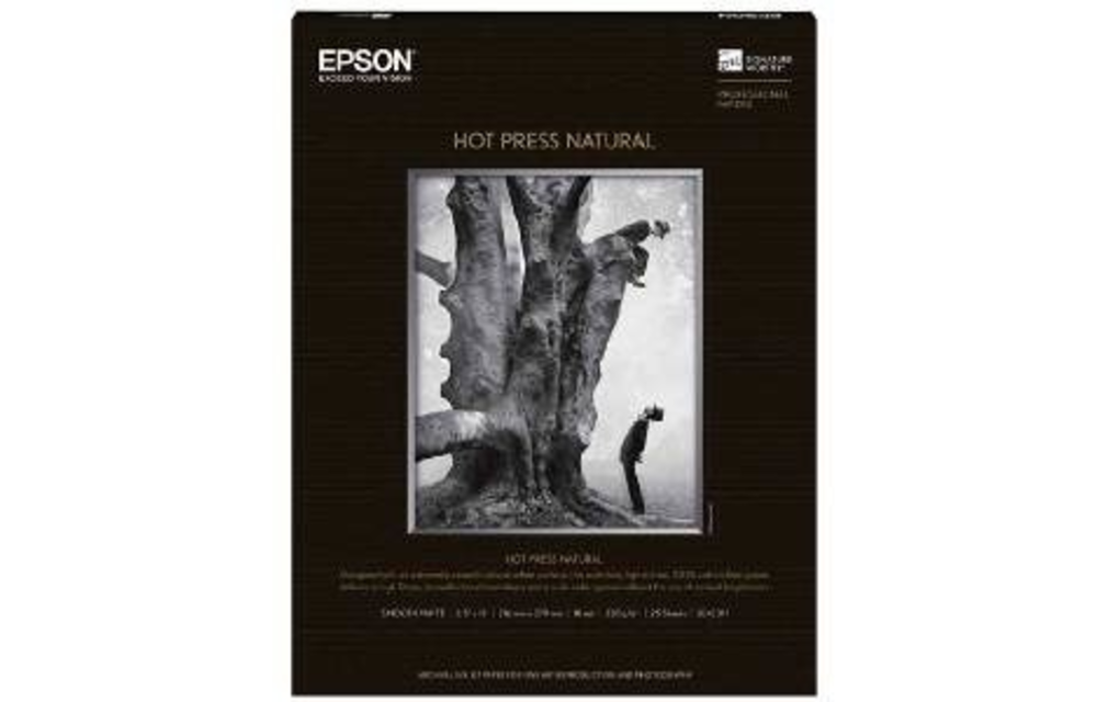 Epson Hot Press Natural Photo Paper - 8.5x11 - 25 Sheets
