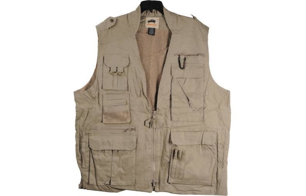 Campco Safari Vest - Khaki - XXL