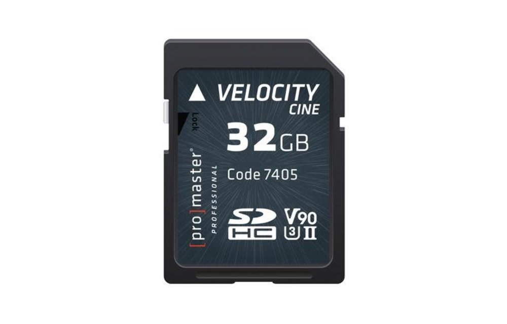 Promaster Memory Card Professional Velocity CINE SDXC - 32GB