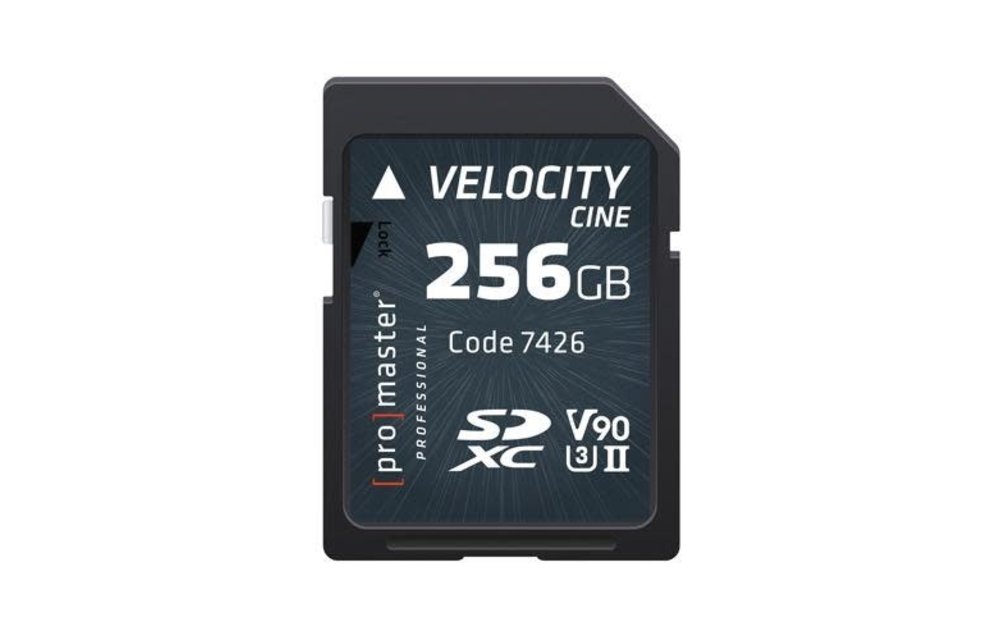 Promaster Memory Card Professional Velocity CINE SDXC - 256GB