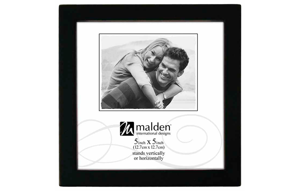 Malden 5x5 hardwood CONCEPTS Picture Frame, Black