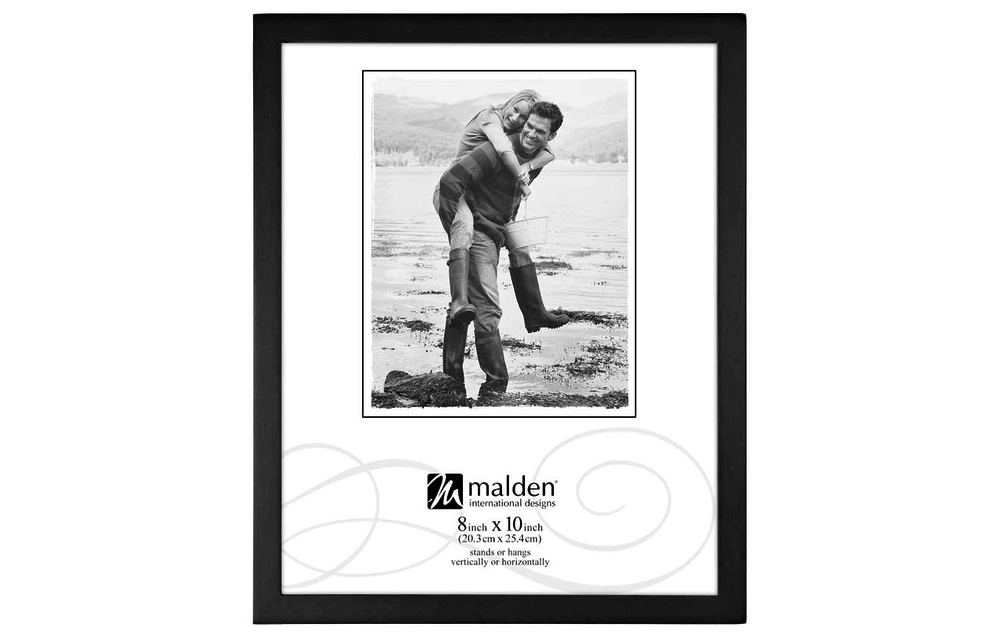 Malden 8x10 hardwood CONCEPTS Picture Frame, Black
