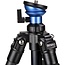 Benro A2573F Aluminium Single Video Tripod with S6 PRO Flat Base Fluid Video Head