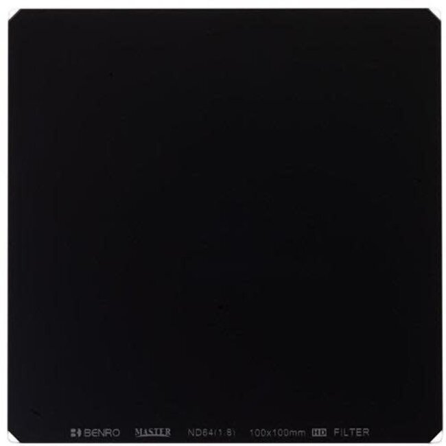 Benro Master 100x100 Neutral Density ND64 (1.8) Square Filter 6 stop MAND641010