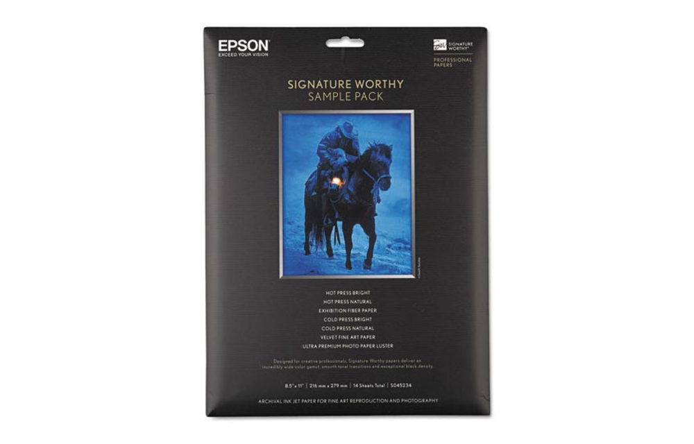Epson Photo Paper Signature Worthy Sample Pack