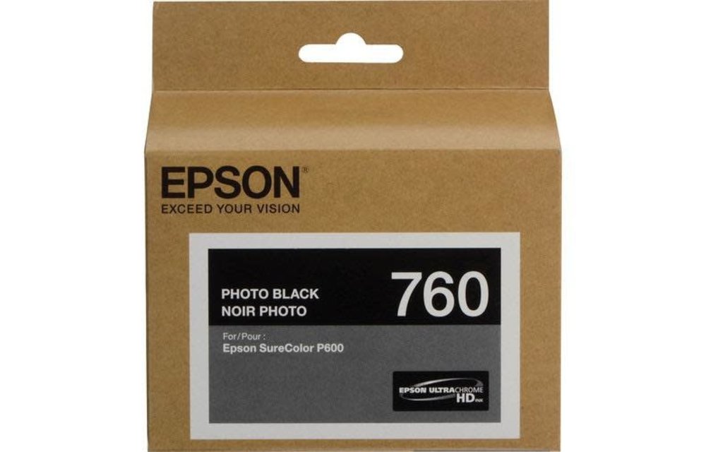 Epson Ink 760 for Surecolor P600, Photo Black