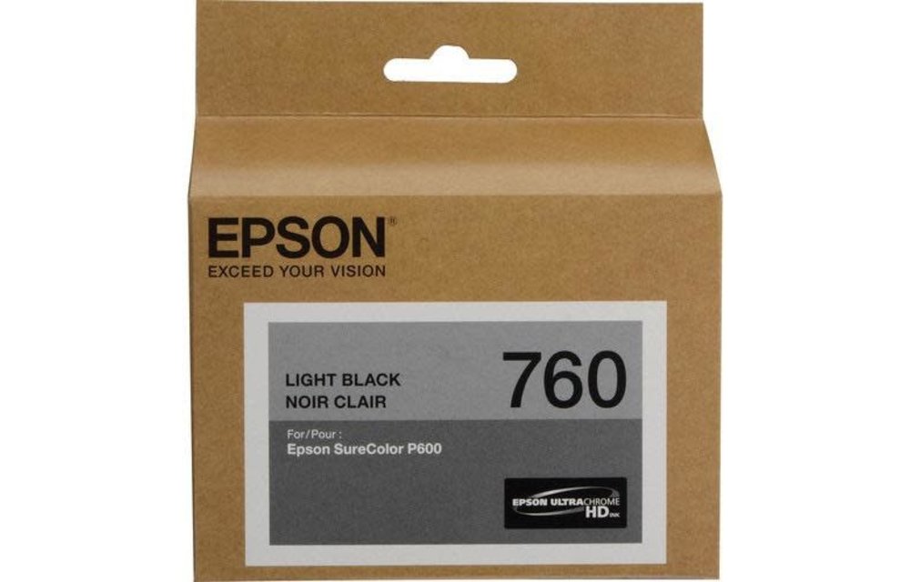 Epson Ink 760 for Surecolor P600, Light Black