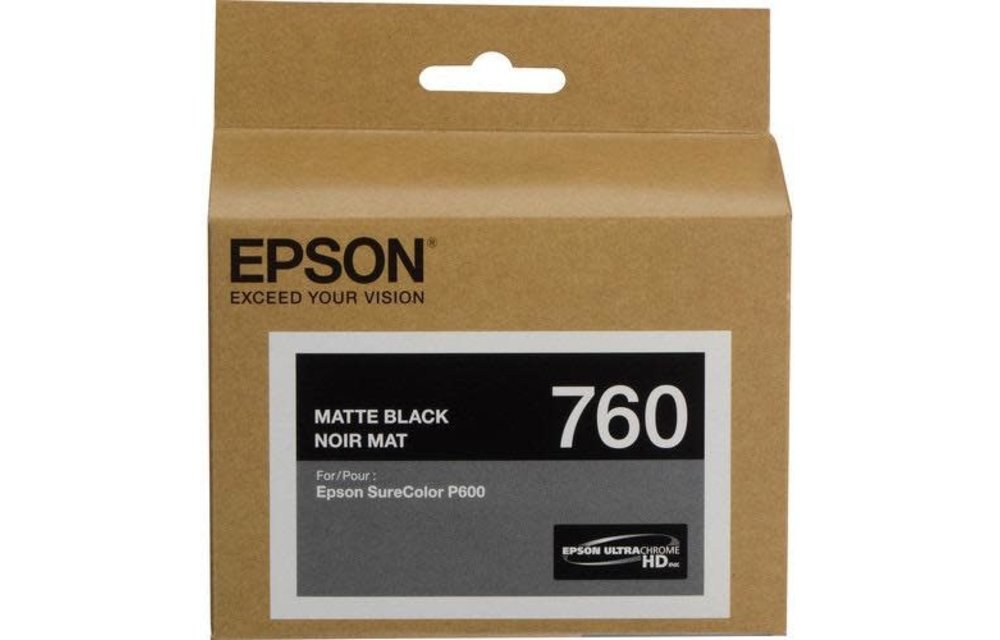 Epson Ink 760 for Surecolor P600, Matte Black