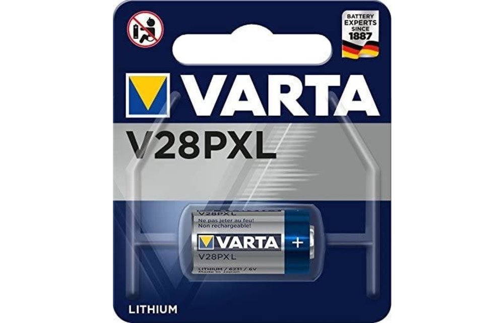 Varta V28 (V28PXL) Silver Battery (replacing PX28)