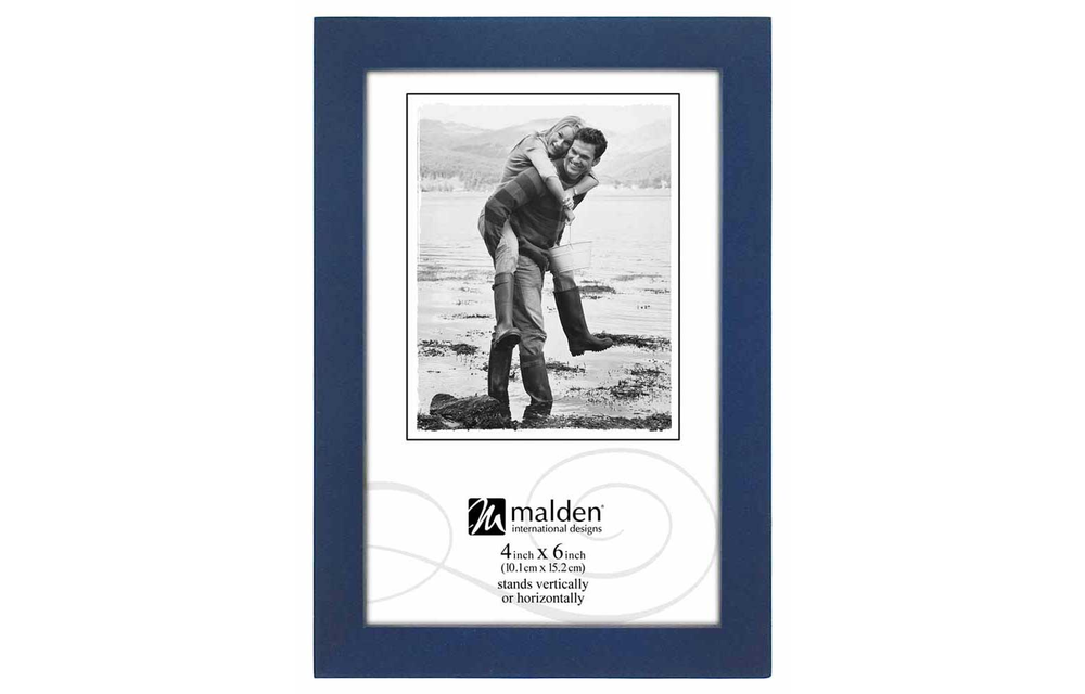 Malden 4X6 hardwood CONCEPTS Picture Frame, Blue