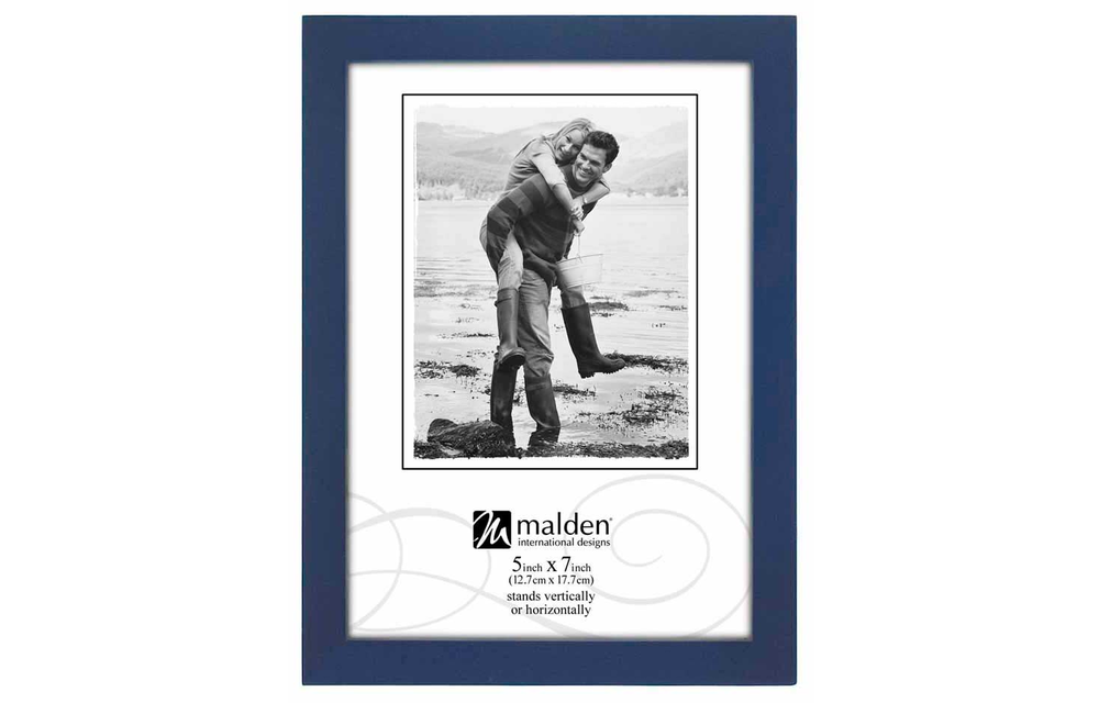 Malden 5x7 hardwood CONCEPTS Picture Frame, Blue