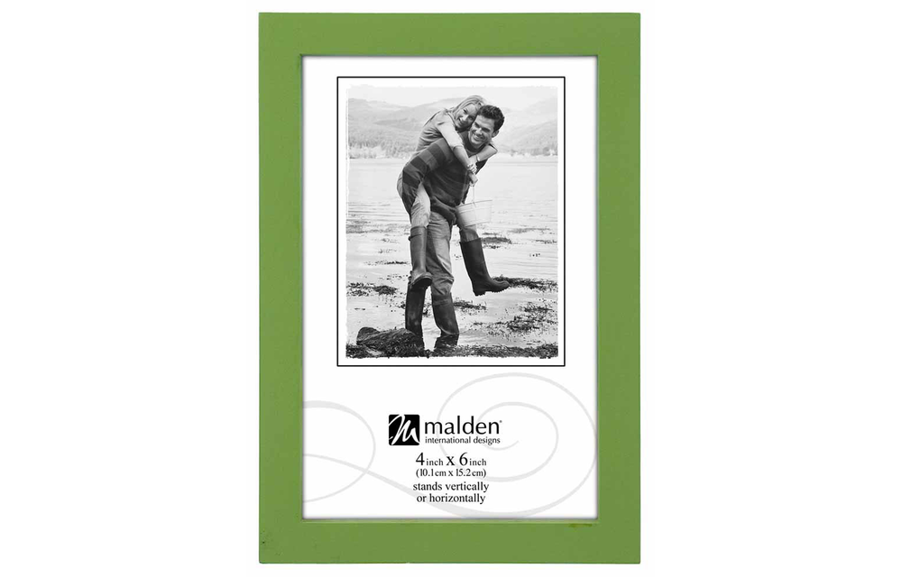 Malden 4X6 hardwood CONCEPTS Picture Frame, Green